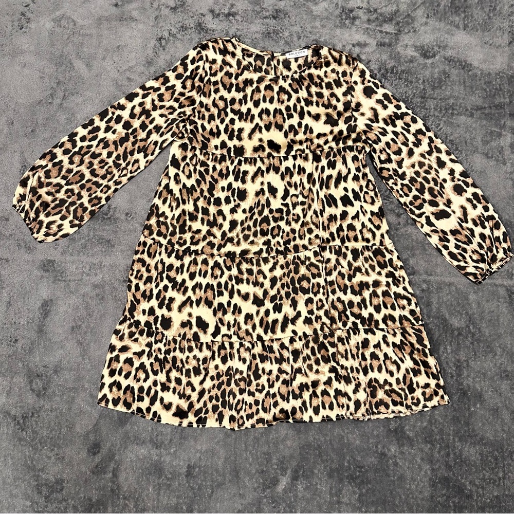 Solution Leopard Print Dress